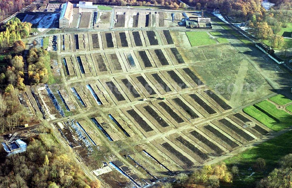 Aerial photograph Weimar / Thür. - Gelände des ehem KZ Buchenwald auf dem Ettersberg bei Weimar.