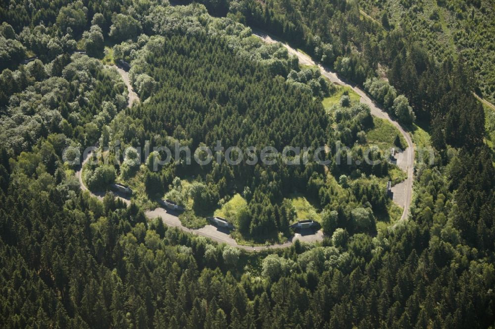 Aerial image Reichshof - The site of the former ammunition depots and barracks at the Reichshof Reichshof in North Rhine-Westphalia