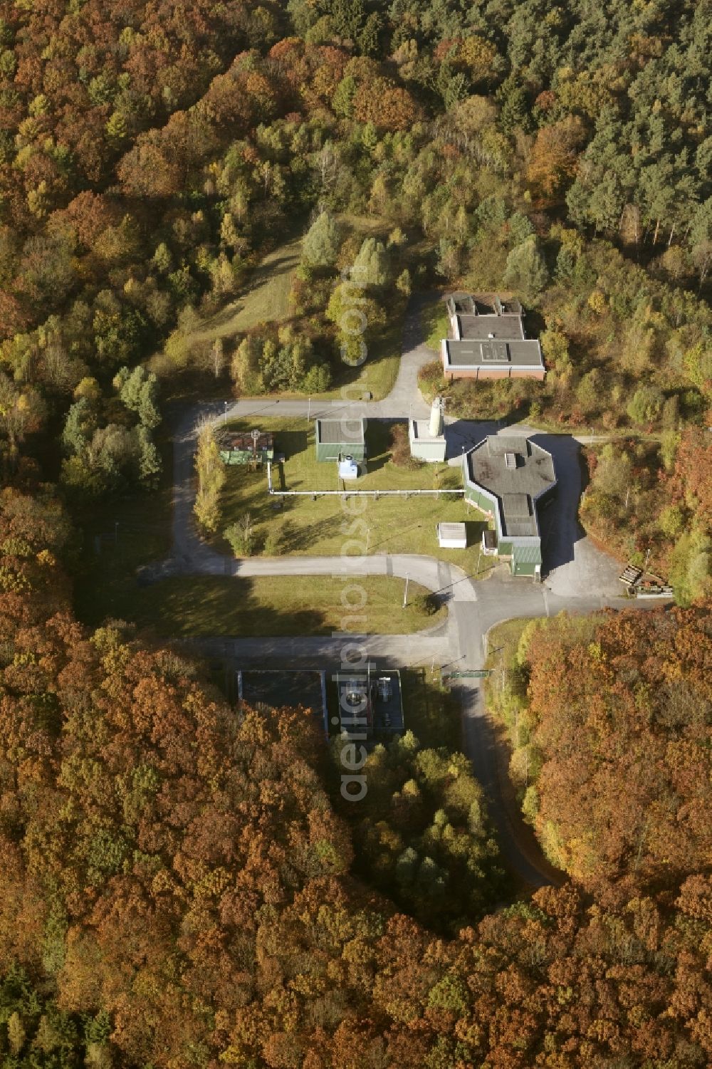 Aerial photograph Haltern - Site of the former Air Shaft High Mark, planned forensics location in Haltern - Lippramsdorf in the state of North Rhine-Westphalia