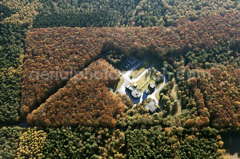 Aerial photograph Haltern - Site of the former Air Shaft High Mark, planned forensics location in Haltern - Lippramsdorf in the state of North Rhine-Westphalia