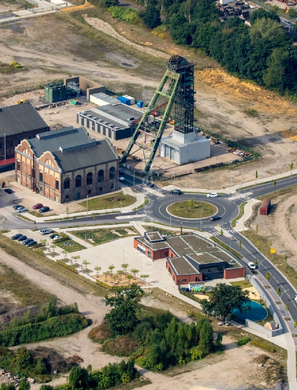 Aerial image Dorsten - Area of the former mine Fuerst Leopold chamber 2 in Dorsten in the state North Rhine-Westphalia