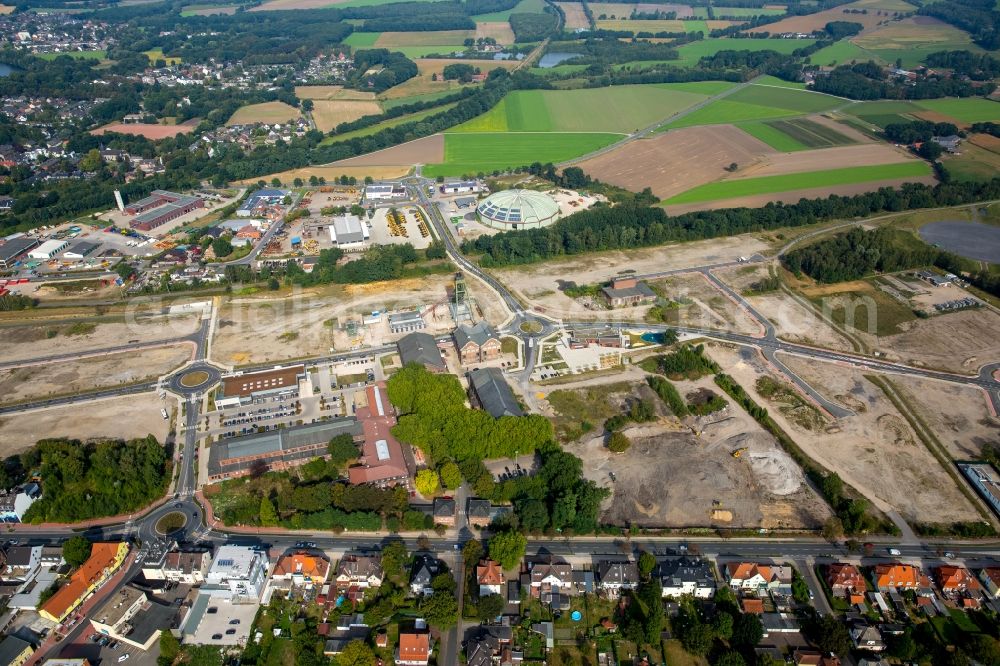 Dorsten from the bird's eye view: Area of the former mine Fuerst Leopold chamber 2 in Dorsten in the state North Rhine-Westphalia