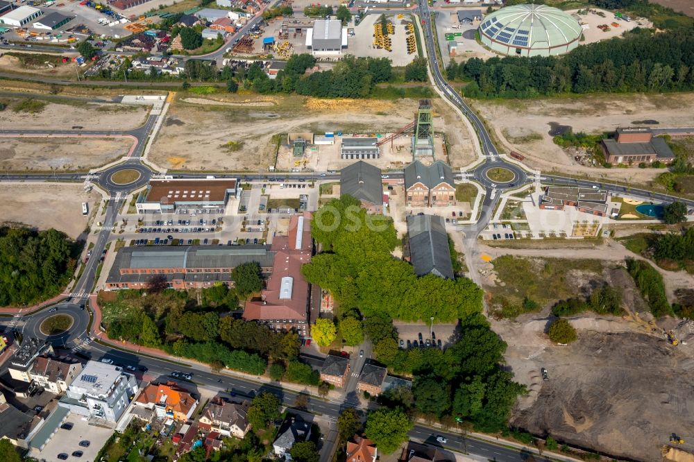 Aerial image Dorsten - Area of the former mine Fuerst Leopold chamber 2 in Dorsten in the state North Rhine-Westphalia