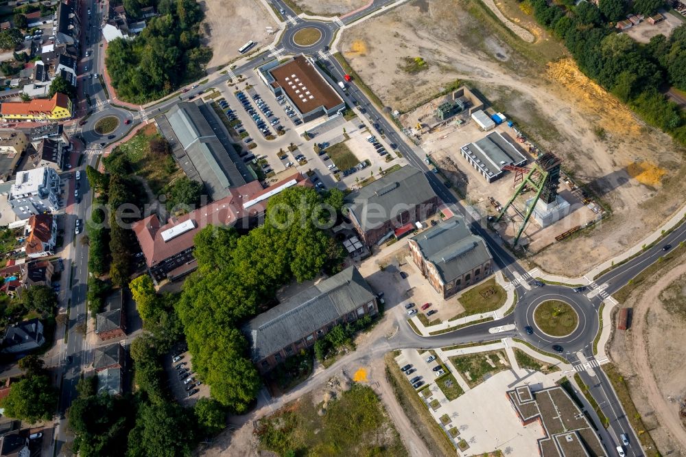 Aerial image Dorsten - Area of the former mine Fuerst Leopold chamber 2 in Dorsten in the state North Rhine-Westphalia