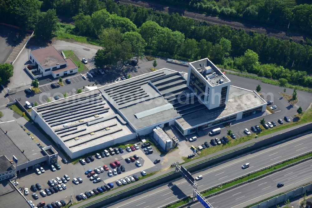 Aerial image Dortmund - Grounds of the furniture store and furniture store INHOUSE at the Rosemeyerstrasse in Dortmund in North Rhine-Westphalia