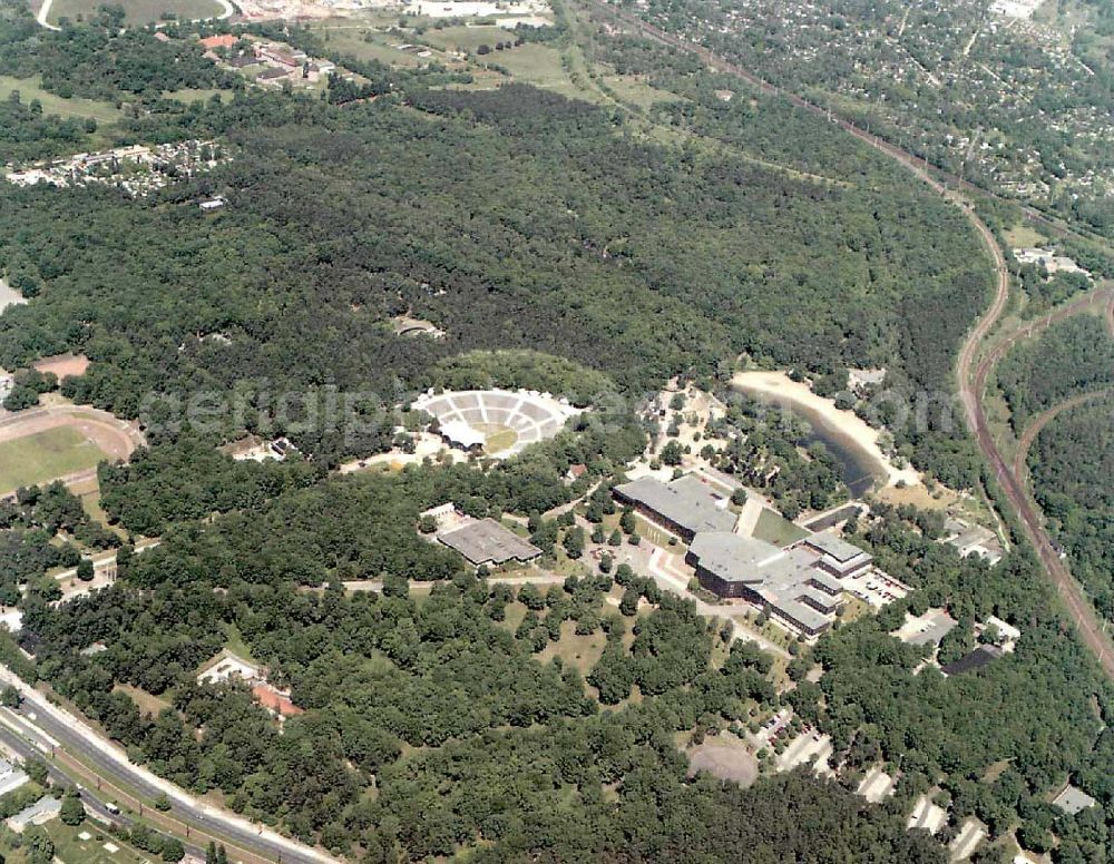 Aerial photograph Berlin - Köpenick - Gelände des FEZ Berlin in der Wuhlheide