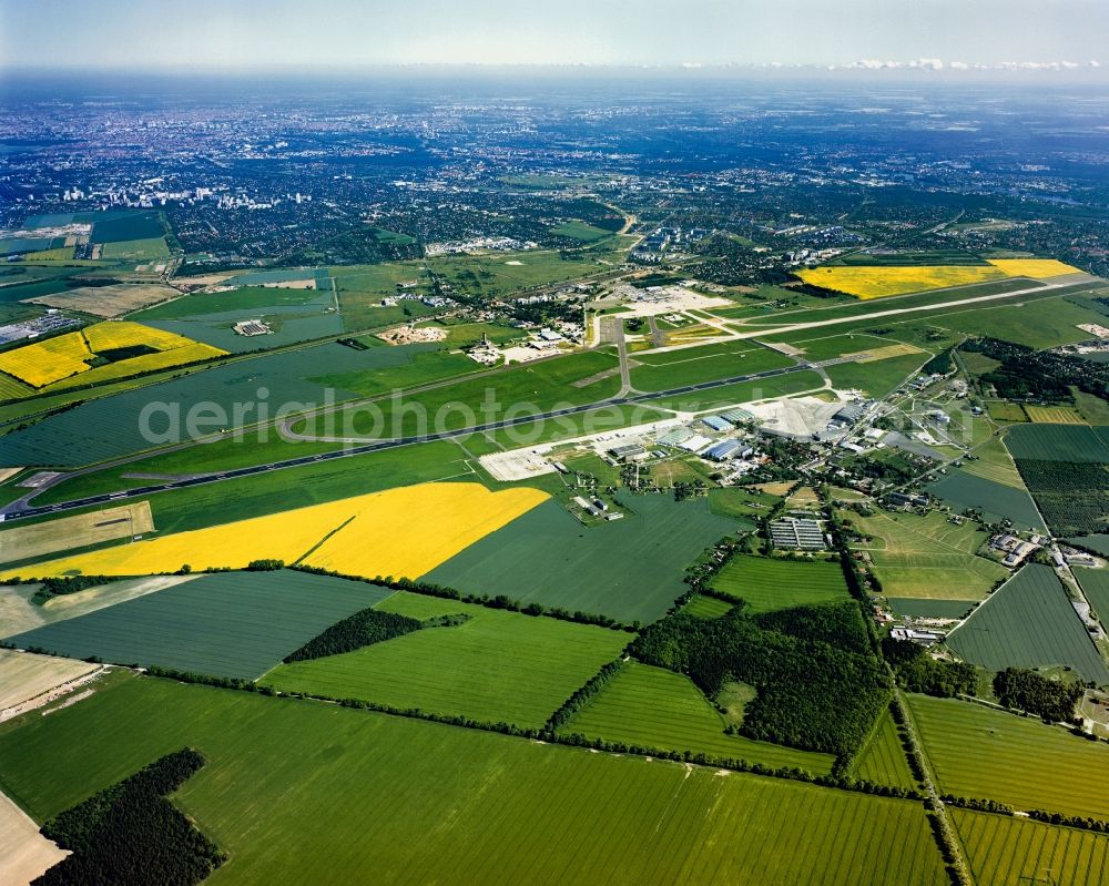 Schönefeld from above - Countryside from the grounds of the airport Berlin-Schönefeld in Schönefeld in the state Brandenburg