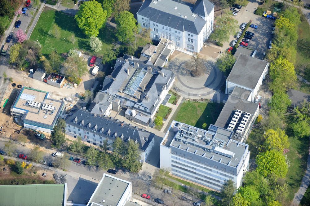 Aerial photograph Berlin-Dahlem - Gelände des Fritz-Haber-Institut der Max-Planck-Gesellschaft in Berlin - Dahlem am Faradayweg 4 - 6 in 14195 Berlin. Area of the Fritz-Haber-Institut der Max-Planck-Gesellschaft in Berlin - Dahlem.