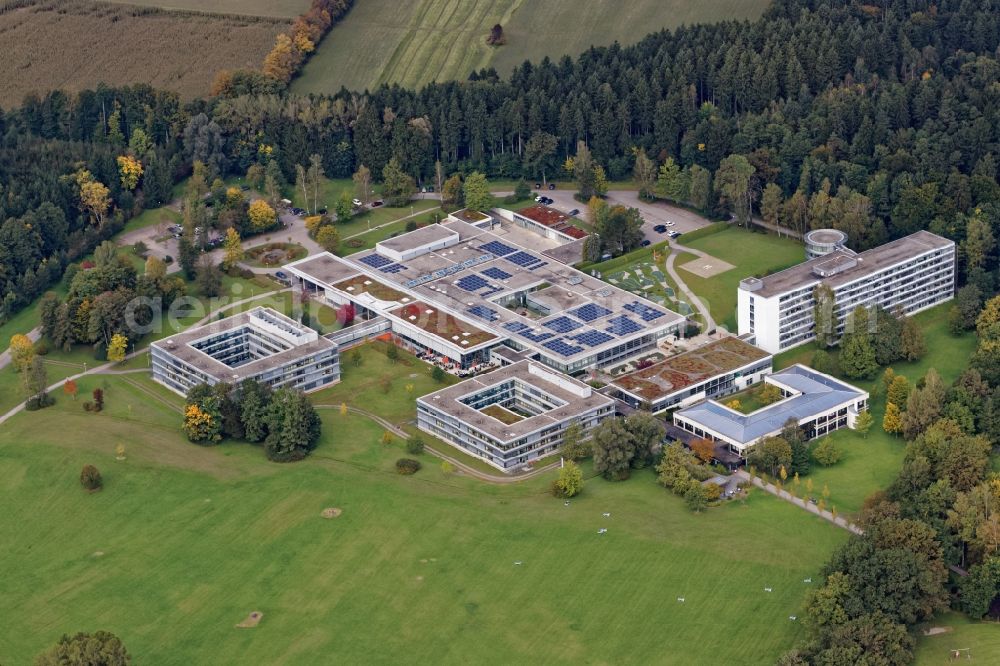 Bernried am Starnberger See from the bird's eye view: Hospital grounds of the rehabilitation center in Bernried am Starnberger See in the state Bavaria, Germany