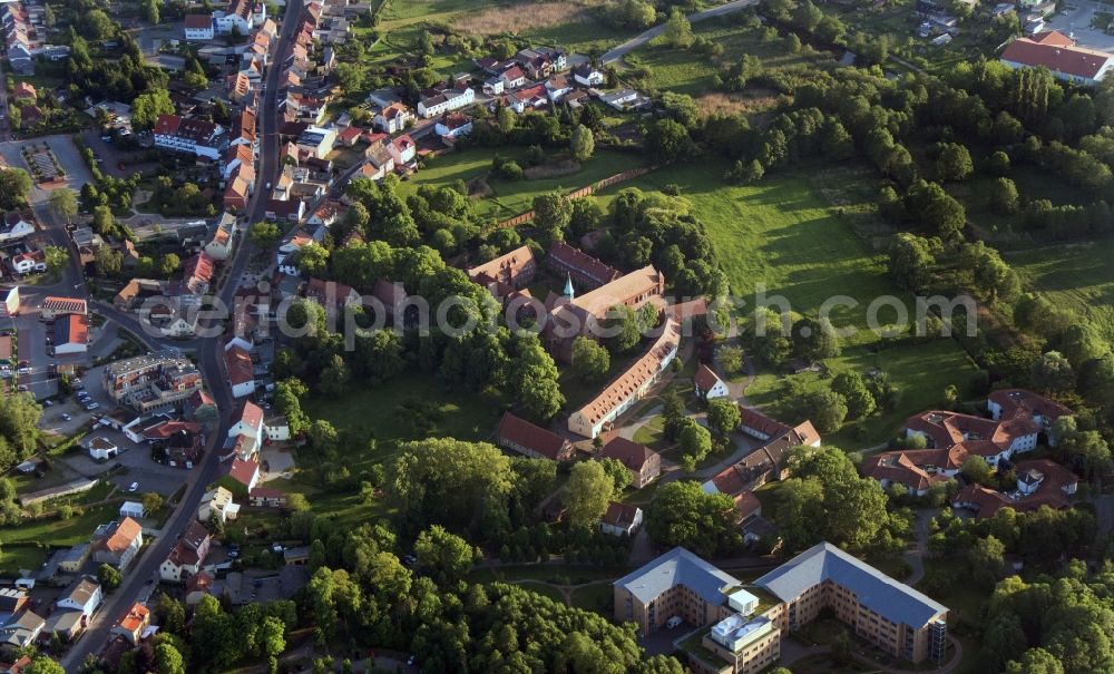 Aerial image Lehnin - Grounds and buildings of the monastery Lehnin in Brandenburg