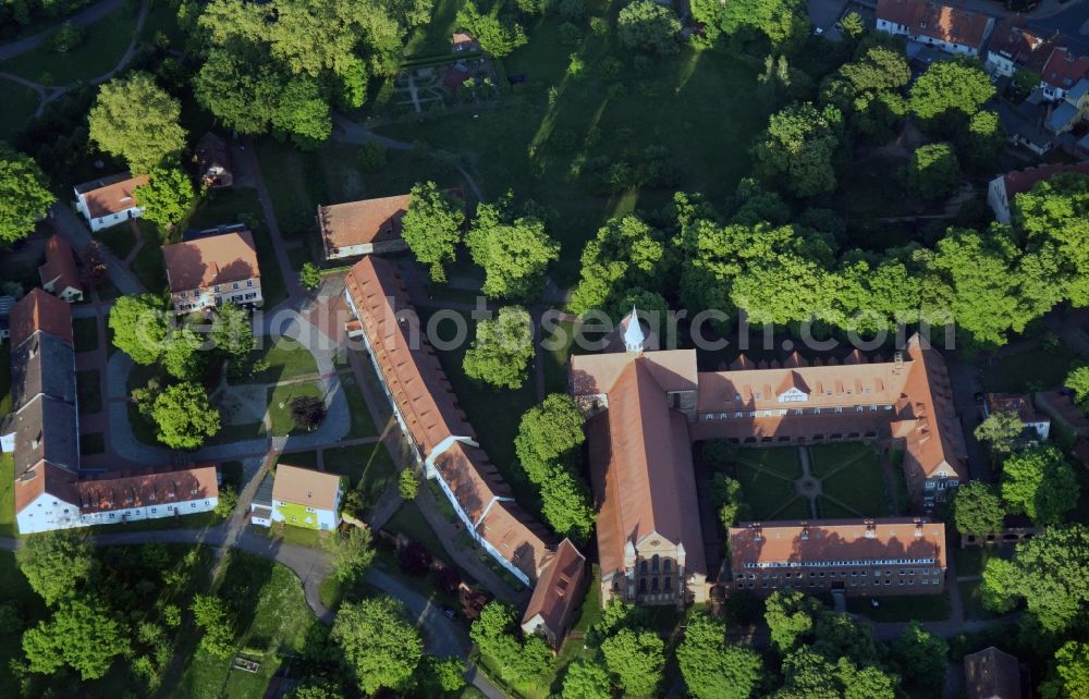 Aerial photograph Lehnin - Grounds and buildings of the monastery Lehnin in Brandenburg