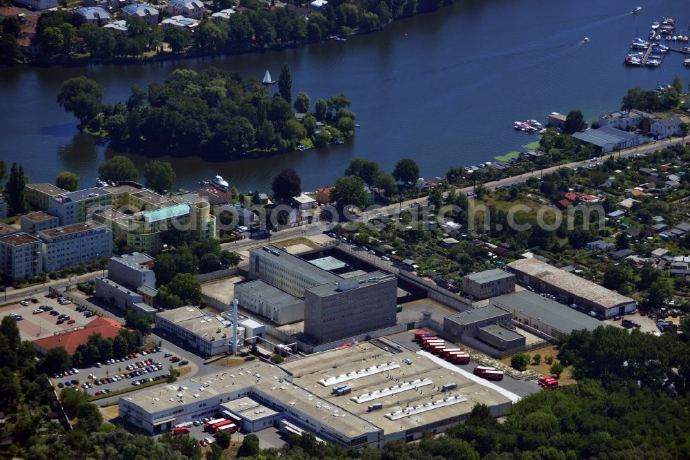 Berlin from the bird's eye view: The prison grounds for deportation custody at the Grünauerstraße in the Köpenick area of Berlin