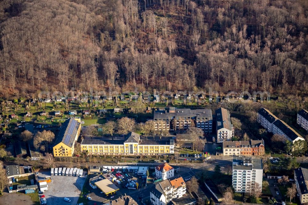 Aerial photograph Düsseldorf - Ground, administration and basis of the charitable organization of Franziskanische Sozialwerke Duesseldorf gGmbH on Rather Broich in Duesseldorf in the state North Rhine-Westphalia, Germany