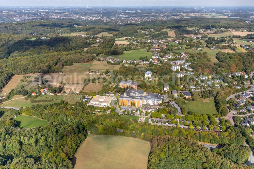 Aerial photograph Herdecke - Area of the Herdecke Hospital in the district Westende in Herdecke in North Rhine-Westphalia