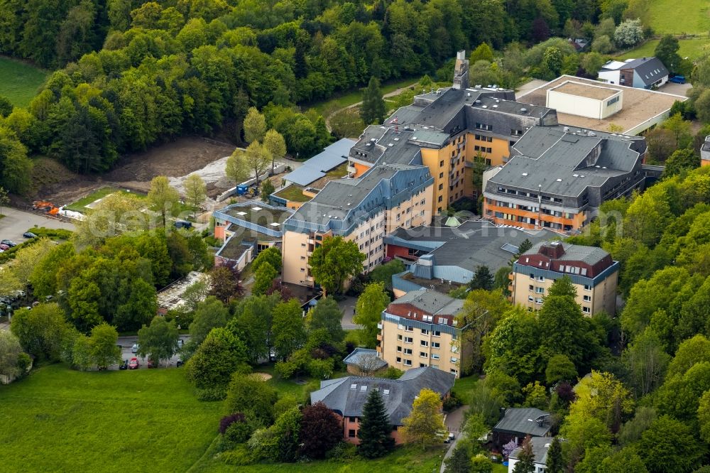 Herdecke from above - Area of the Herdecke Hospital in the district Westende in Herdecke in North Rhine-Westphalia