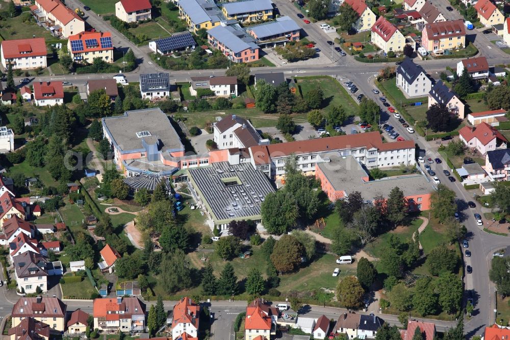 Aerial image Trossingen - Clinic and hospital grounds of the Geriatrische Reha-Klinik Bethel in Trossingen in the state Baden-Wuerttemberg