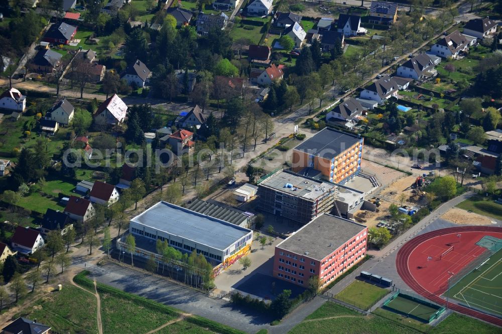 Aerial photograph Falkensee - Site of the Comprehensive School Immanuel Kant in Falkensee in Brandenburg