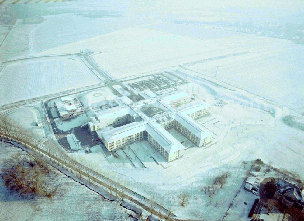 Gotha / Thüringen from above - Gelände der Helios-Klinik in Gotha - Thüringen 10.12.02