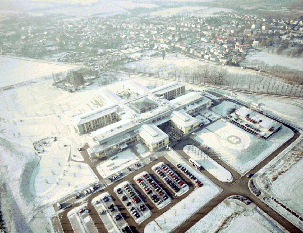 Gotha / Thüringen from the bird's eye view: Gelände der Helios-Klinik in Gotha - Thüringen 10.12.02