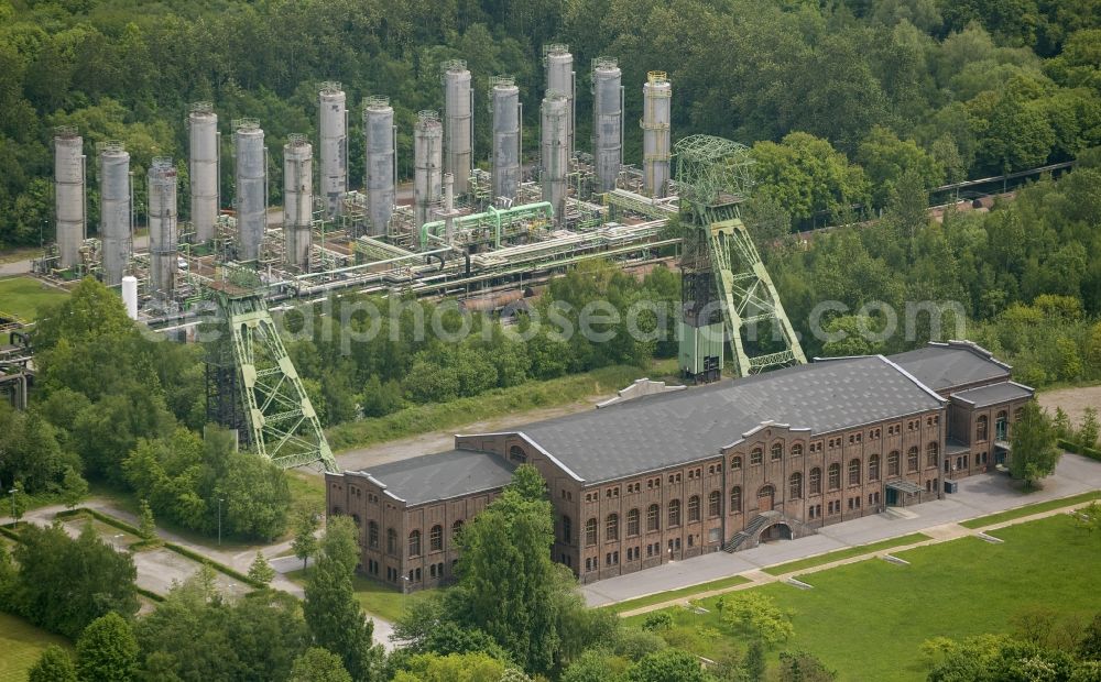 Aerial image Gladbeck - Area of the industrial monument Zeche Zweckel , an inoprative coalmine situated in Gladbeck in Nordrhein-Westfalen