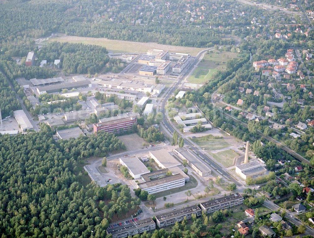 Berlin - Köpenick from the bird's eye view: Gelände des Innovationsparkes Wuhlheide in Berlin - Köpenick.