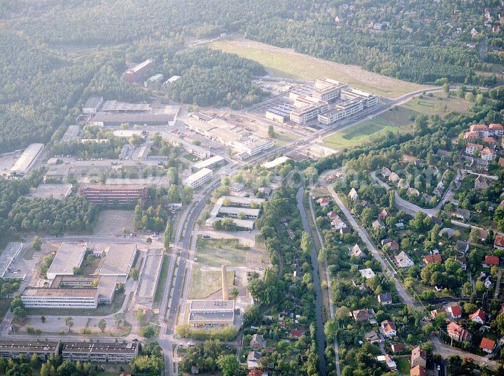 Berlin - Köpenick from the bird's eye view: Gelände des Innovationsparkes Wuhlheide in Berlin - Köpenick.