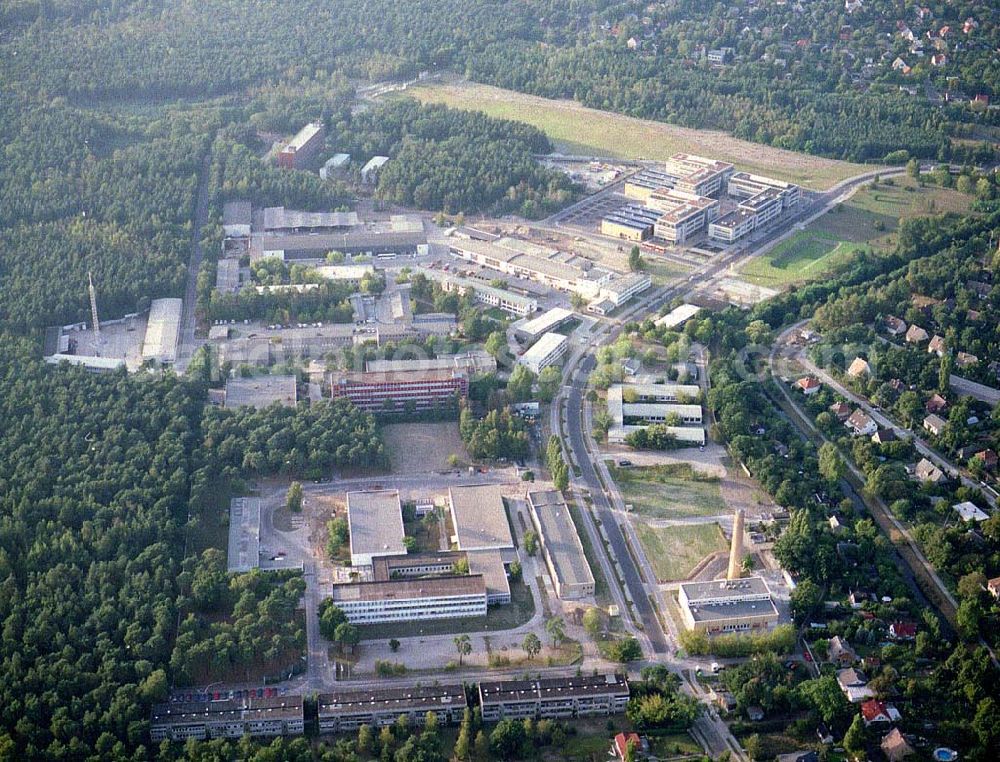 Aerial photograph Berlin - Köpenick - Gelände des Innovationsparkes Wuhlheide in Berlin - Köpenick.