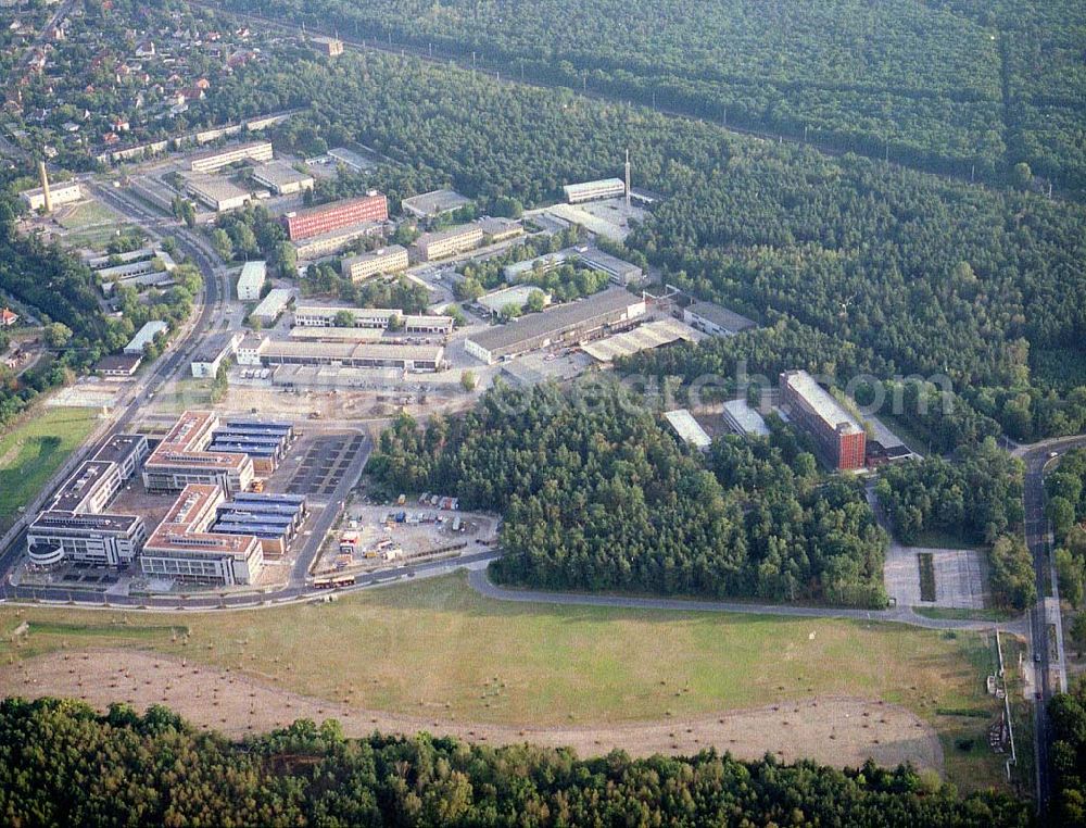 Aerial photograph Berlin - Köpenick - Gelände des Innovationsparkes Wuhlheide in Berlin - Köpenick.