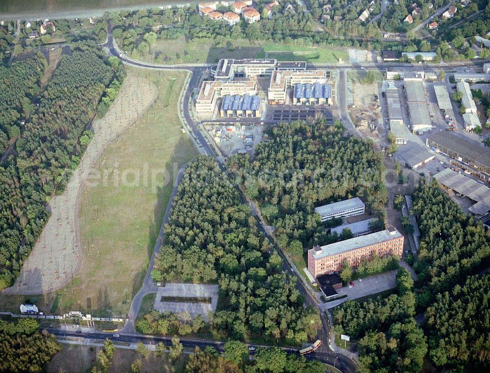 Berlin - Köpenick from the bird's eye view: Gelände des Innovationsparkes Wuhlheide in Berlin - Köpenick.