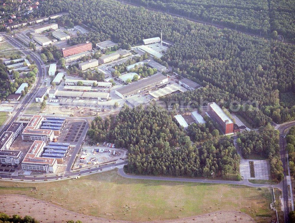 Aerial photograph Berlin - Köpenick - Gelände des Innovationsparkes Wuhlheide in Berlin - Köpenick.