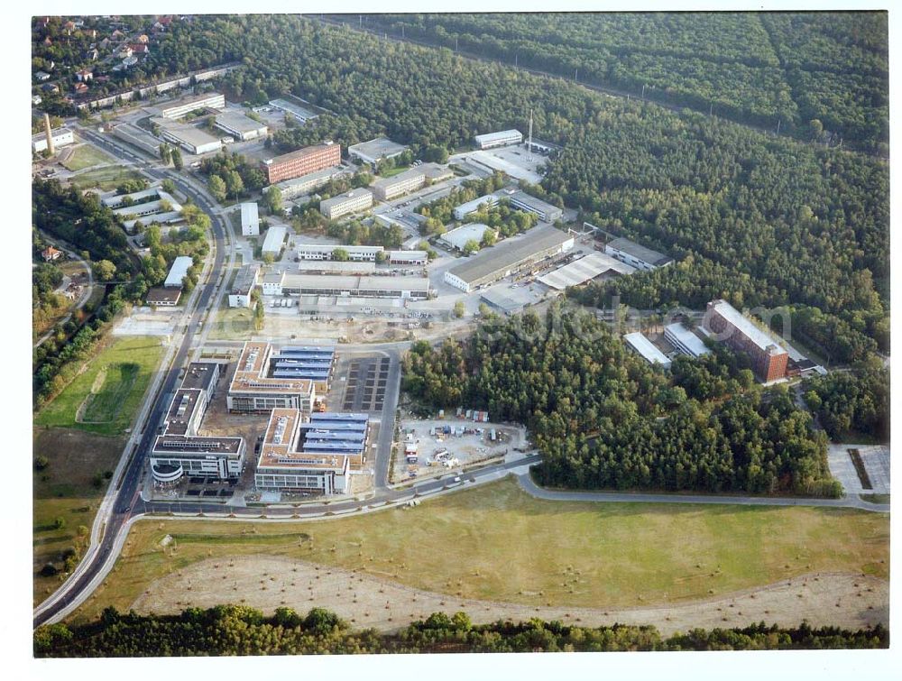 Berlin - Köpenick from above - Gelände des Innovationsparkes Wuhlheide in Berlin - Köpenick.