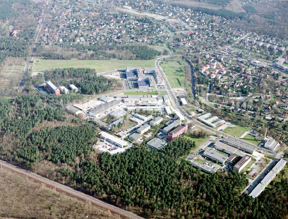 Aerial photograph Berlin - Köpenick - Gelände des Innovationsparkes Wuhlheide in Berlin - Köpenick.