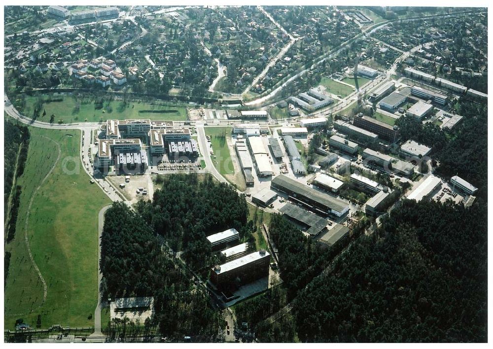 Berlin - Köpenick from above - Gelände des Innovationsparkes Wuhlheide in Berlin - Köpenick.