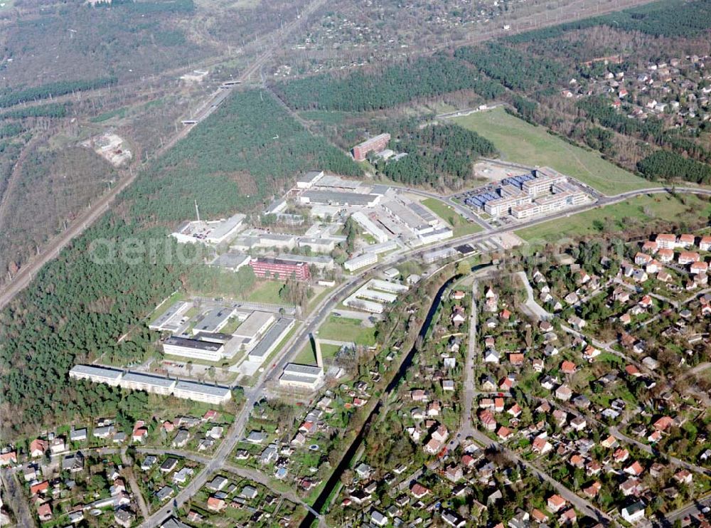 Aerial photograph Berlin - Köpenick - Gelände des Innovationsparkes Wuhlheide in Berlin - Köpenick.