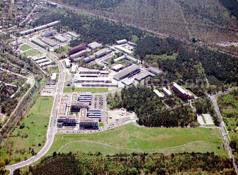 Aerial image Berlin - Köpenick - Gelände des Innovationsparkes Wuhlheide in Berlin - Köpenick.