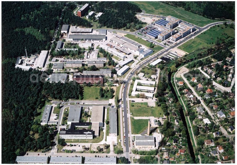 Berlin - Köpenick from the bird's eye view: Gelände des Innovationsparkes Wuhlheide in Berlin - Köpenick.