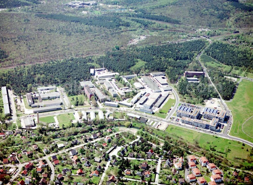 Aerial photograph Berlin - Köpenick - Gelände des Innovationsparkes Wuhlheide in Berlin - Köpenick.