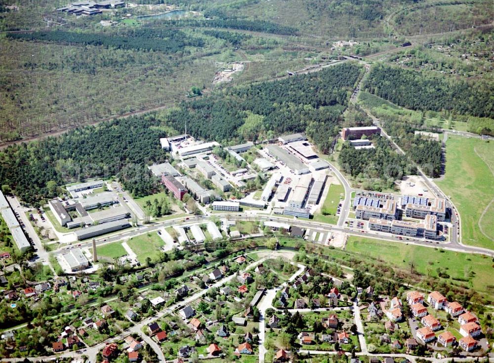 Berlin - Köpenick from above - Gelände des Innovationsparkes Wuhlheide in Berlin - Köpenick.