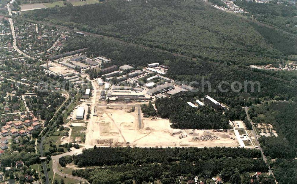 Berlin - Köpenick from the bird's eye view: Gelände des Innovationsparkes Wuhlheide in Berlin - Köpenick