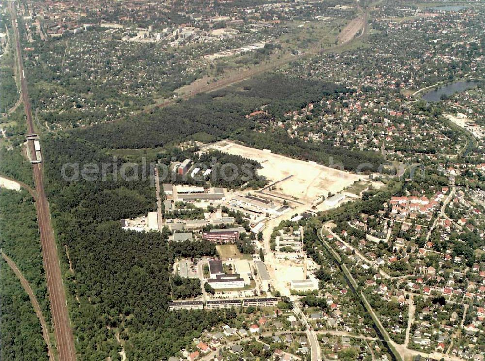 Aerial image Berlin - Köpenick - Gelände des Innovationsparkes Wuhlheide in Berlin - Köpenick