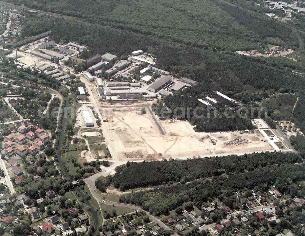 Aerial photograph Berlin - Köpenick - Gelände des Innovationsparkes Wuhlheide in Berlin - Köpenick