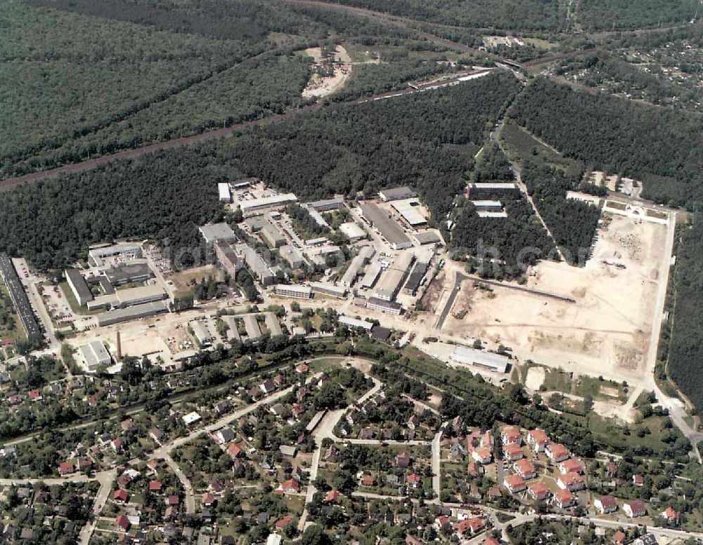 Berlin - Köpenick from above - Gelände des Innovationsparkes Wuhlheide in Berlin - Köpenick