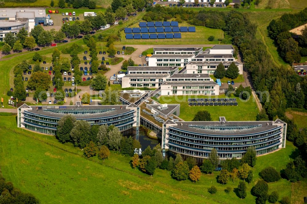 Gladbeck from above - Grounds of the IWG Innovationszentrum Wiesenbusch Betriebsgesellschaft mbH in Gladbeck in the state of North Rhine-Westphalia