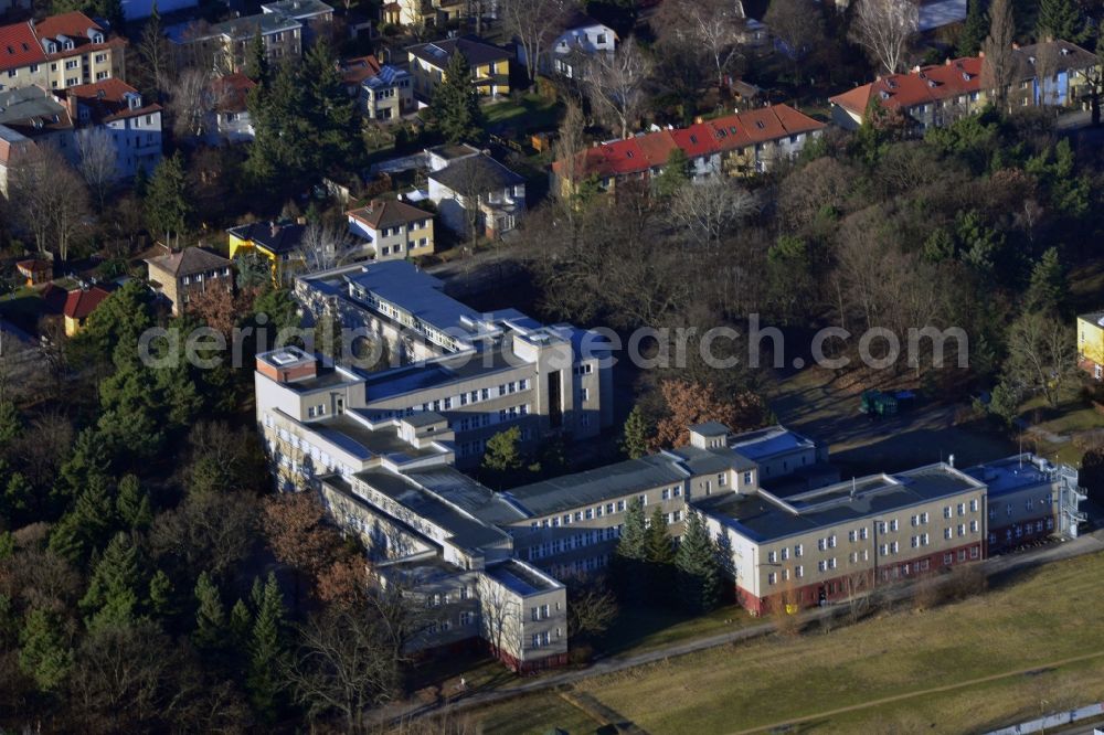 Berlin from above - Grounds of the Catholic University of Applied Sciences in Berlin - Karlshorst