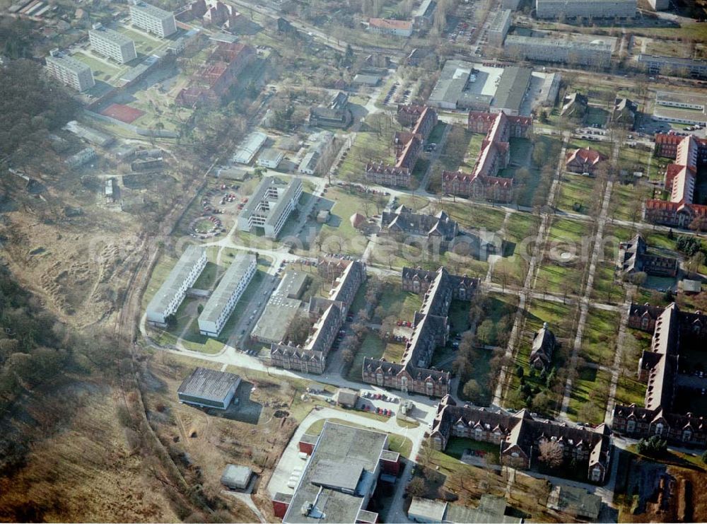 Aerial photograph Berlin - Buch - Gelände des Klinikums Berlin - Buch.