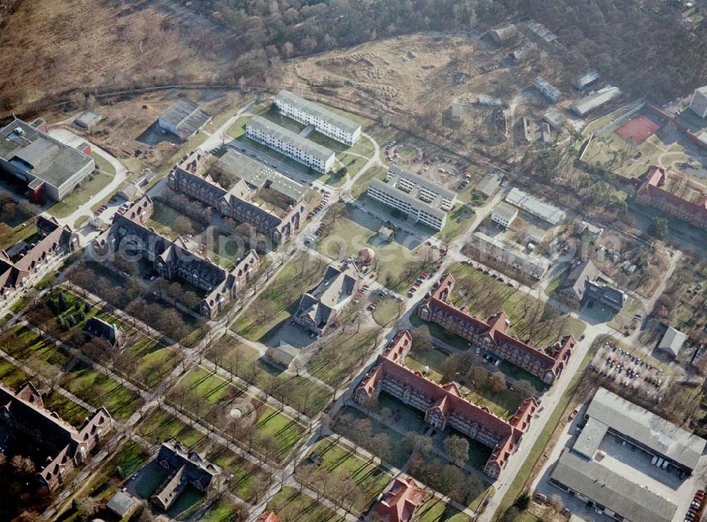 Berlin - Buch from above - Gelände des Klinikums Berlin - Buch.