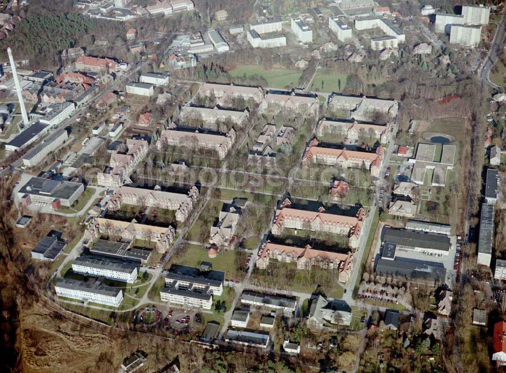 Aerial image Berlin - Buch - Gelände des Klinikums Berlin - Buch.