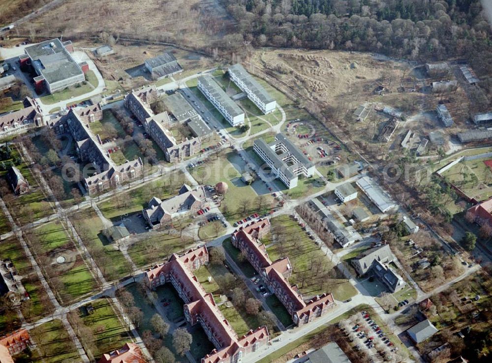 Berlin - Buch from the bird's eye view: Gelände des Klinikums Berlin - Buch.