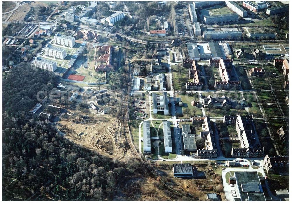 Berlin - Buch from the bird's eye view: Gelände des Klinikums Berlin - Buch.