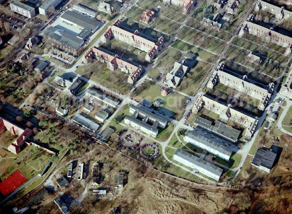 Berlin - Buch from above - Gelände des Klinikums Berlin - Buch.